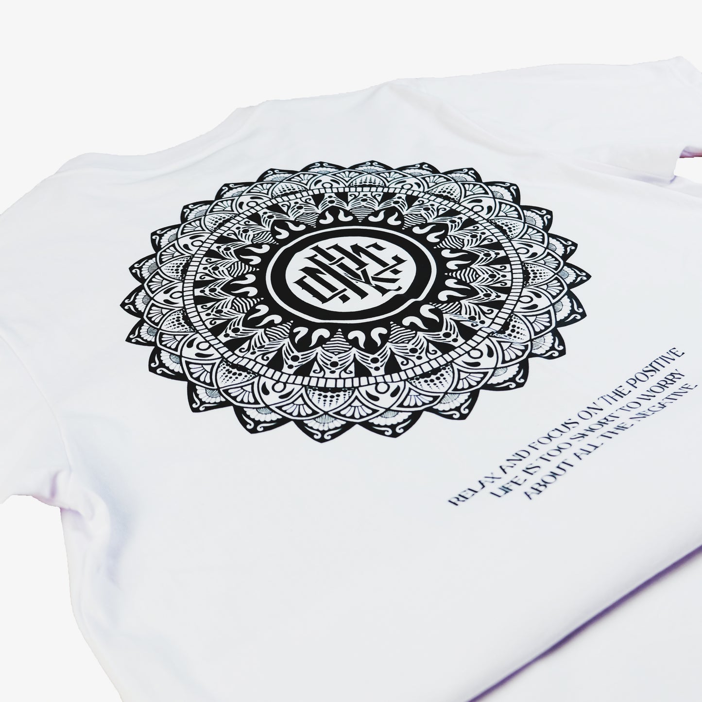 MANDALA V1 WHITE TEE