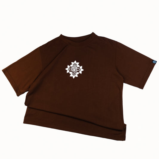 BOX FIT | OVERSIZED TEE | IMPERIAL SHIRT | CHOCO