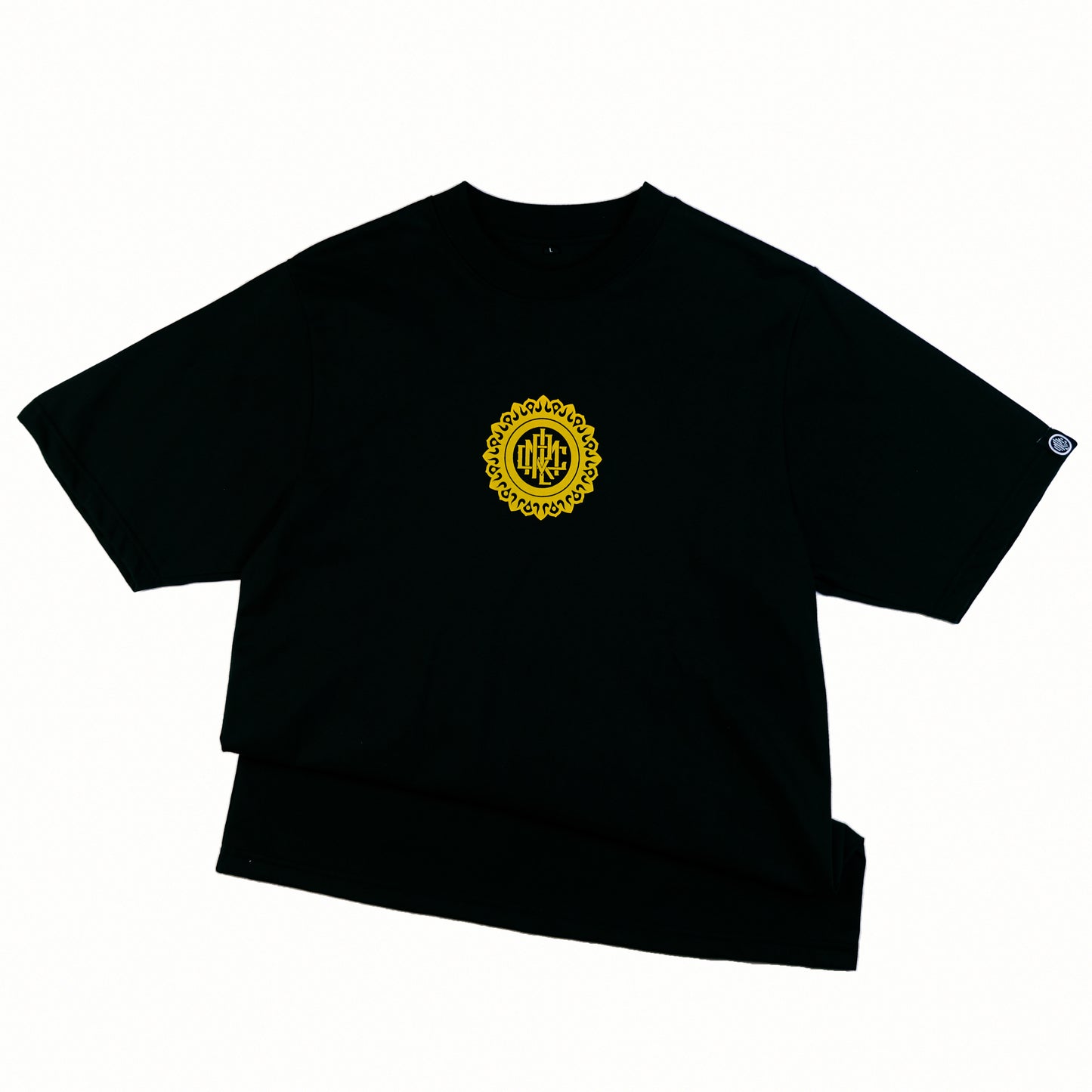 BOX FIT | OVERSIZED TEE | MANDALA SHIRT | BLACK